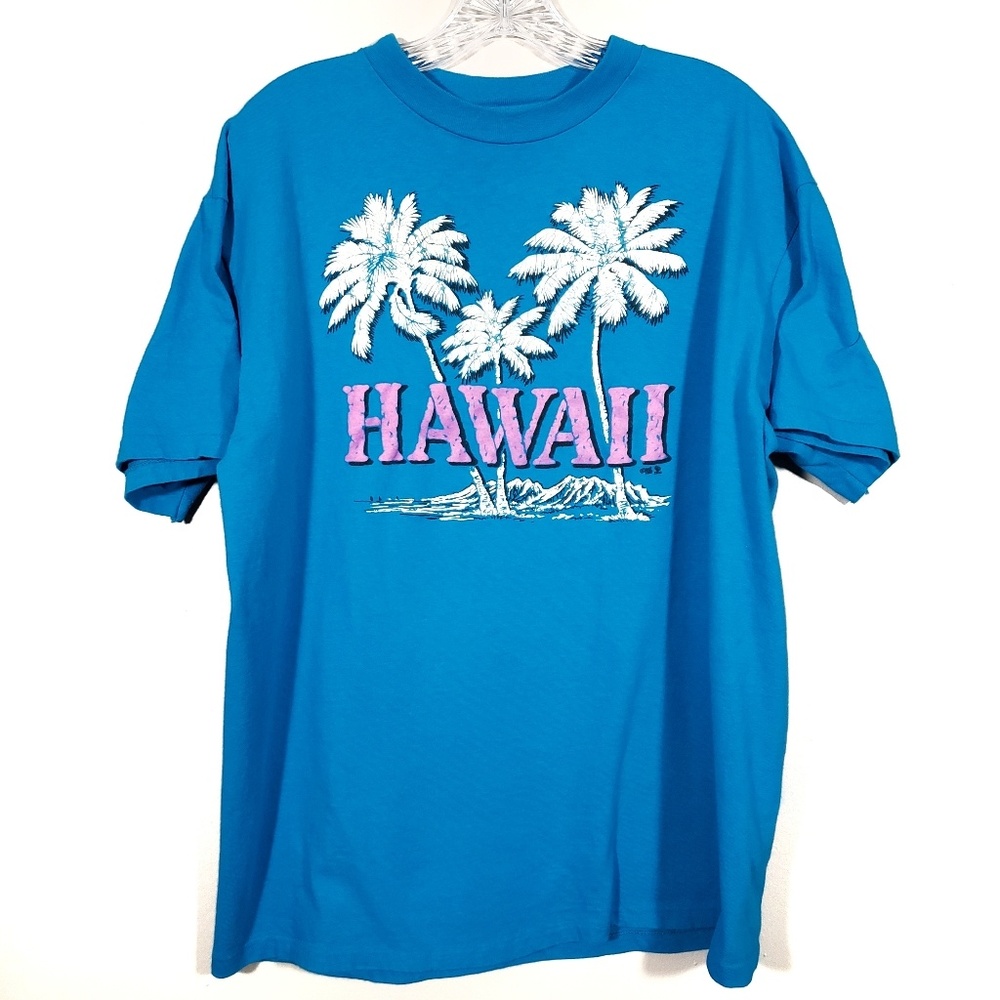Vintage Single Stitch Hanes Beefy T Hawaii TShirt